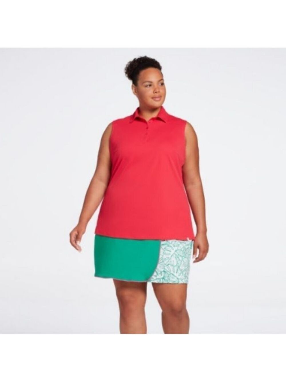 Lady hagen tropic palm wrap lush green tennis skort size XXL
